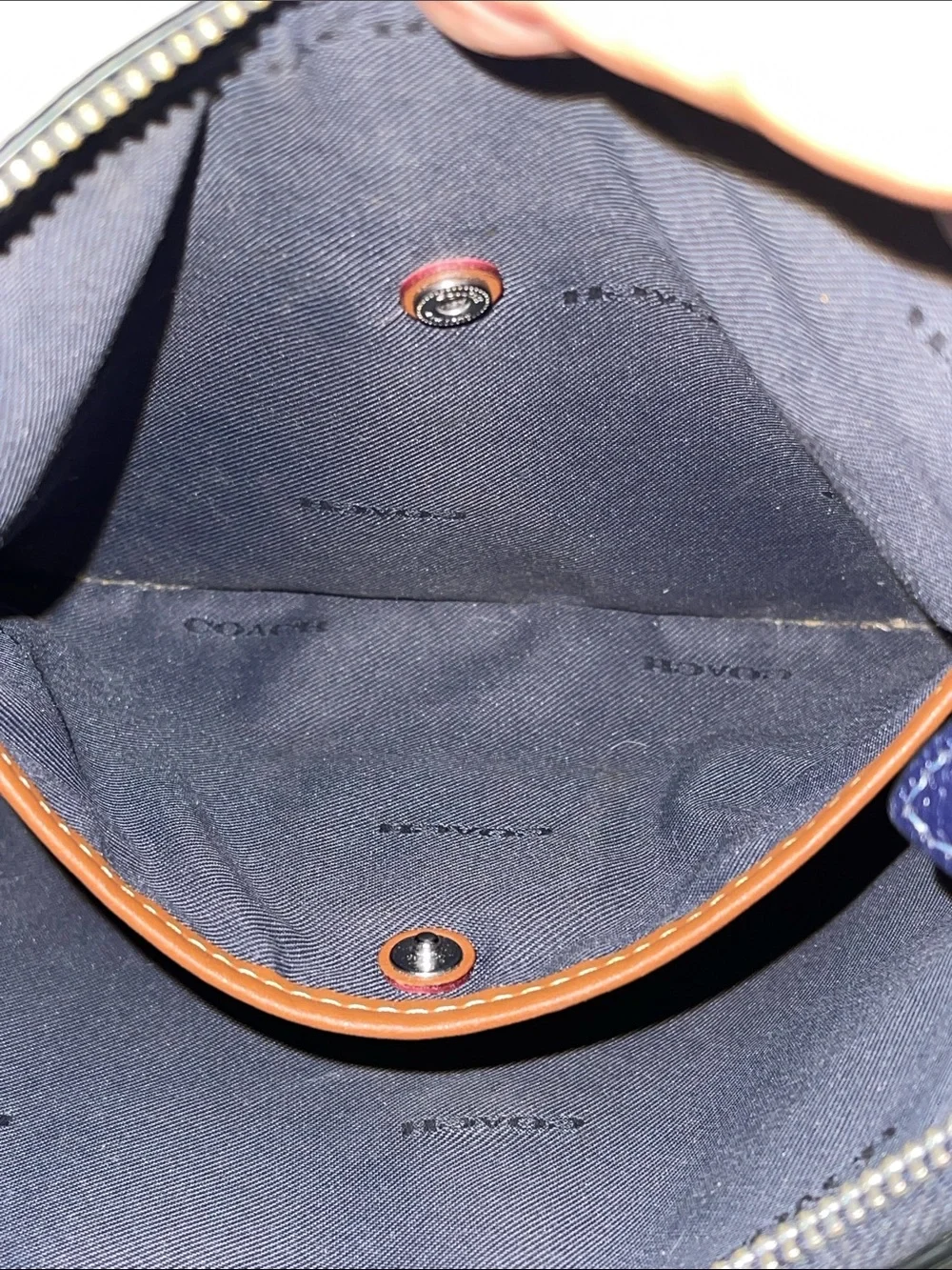 Coach Navy Chaise Crossbody Bag